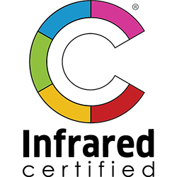 infrared certified badge